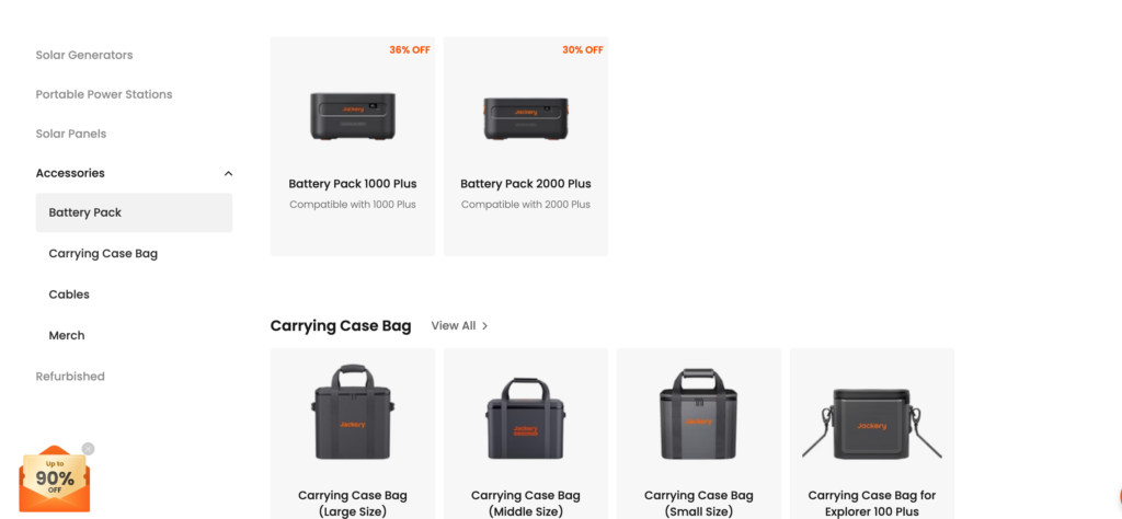 Battery Capacity & Power Output  Jackery2