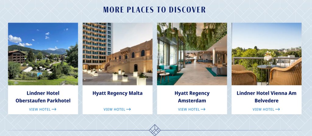 World of Hyatt Hotel Portfolio