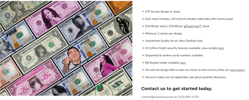 Customization Options PropMoney