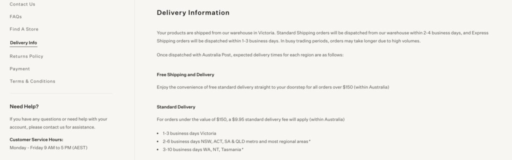 Ease of Availability and Shipping Options Reviewing Australia 6